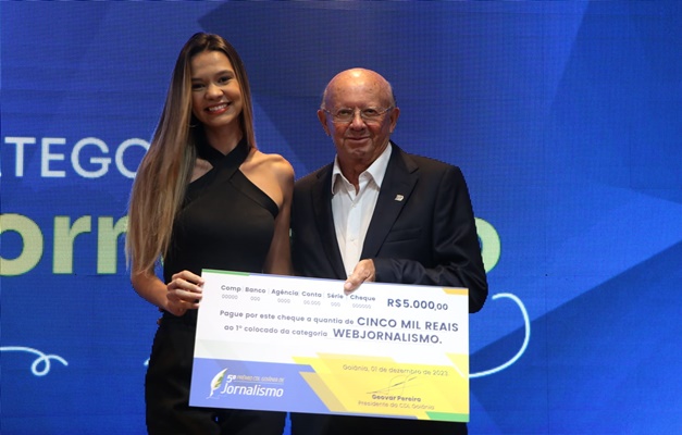 A Redação conquista 1º lugar no 5º Prêmio CDL Goiânia de Jornalismo